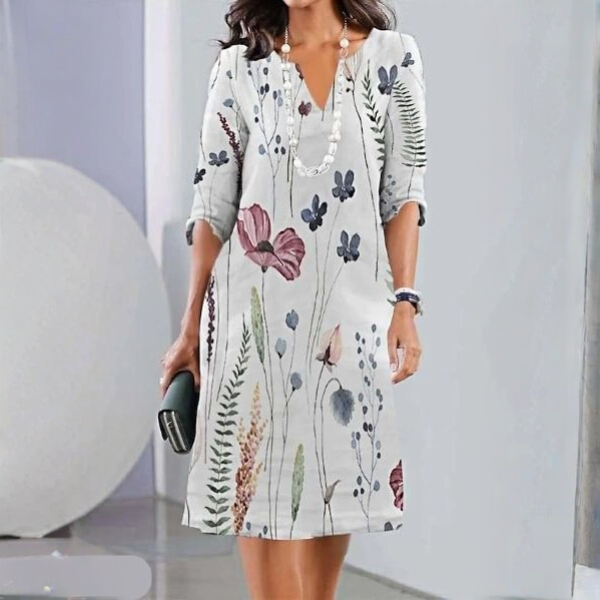 Halle - Floral Layered Dress
