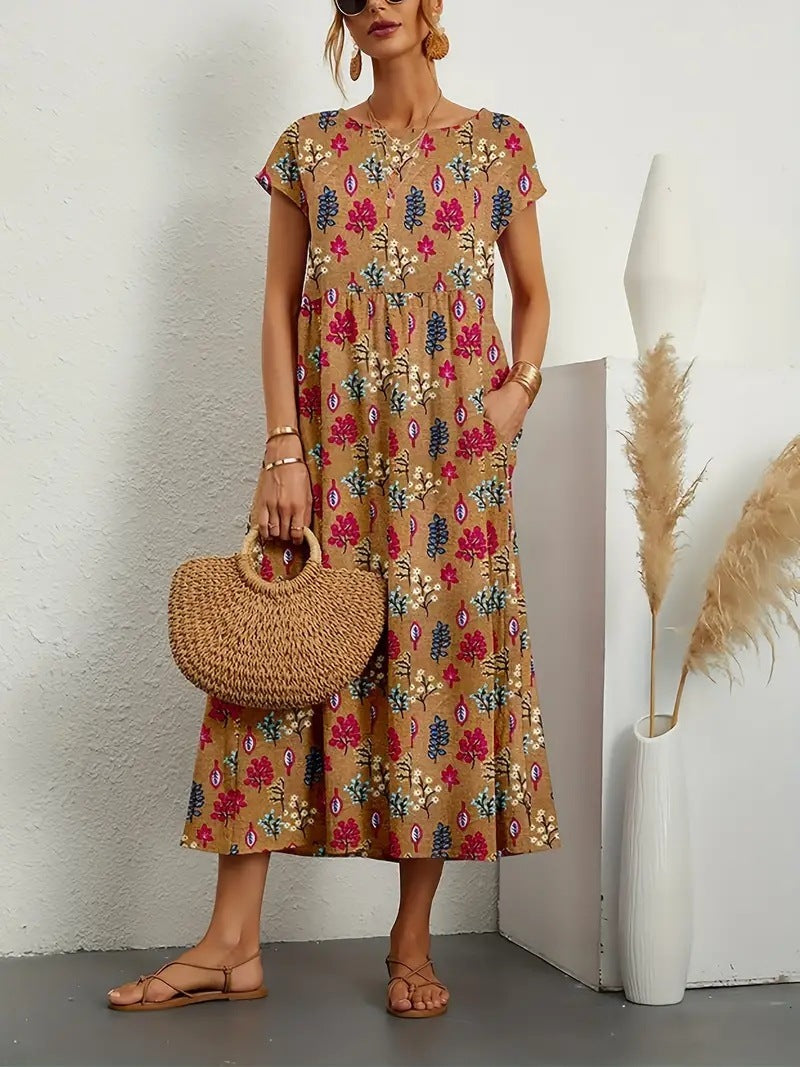 Talinora – Vestido Boho Sem Esforço