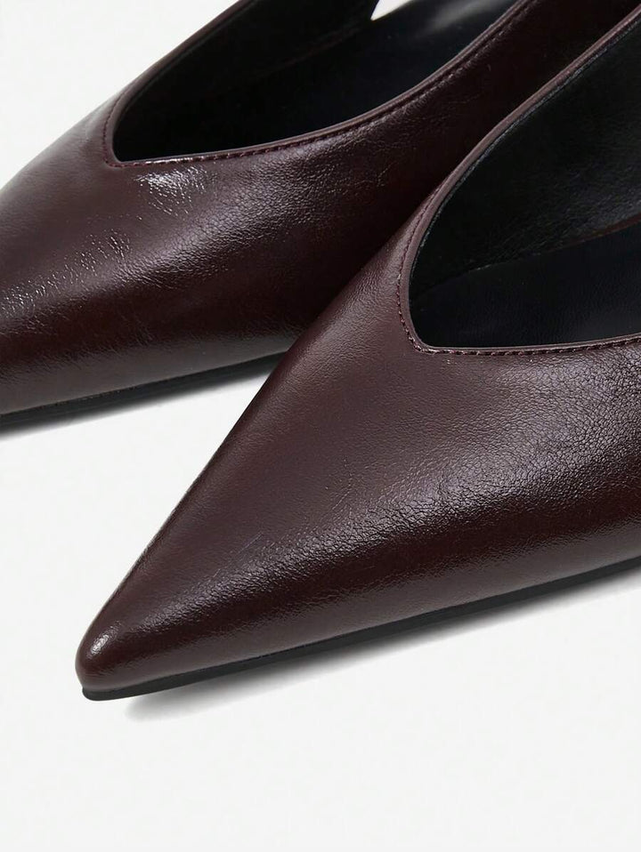 Javenilda - Chiques Sapatos de Salto Alto com Tira no Costas