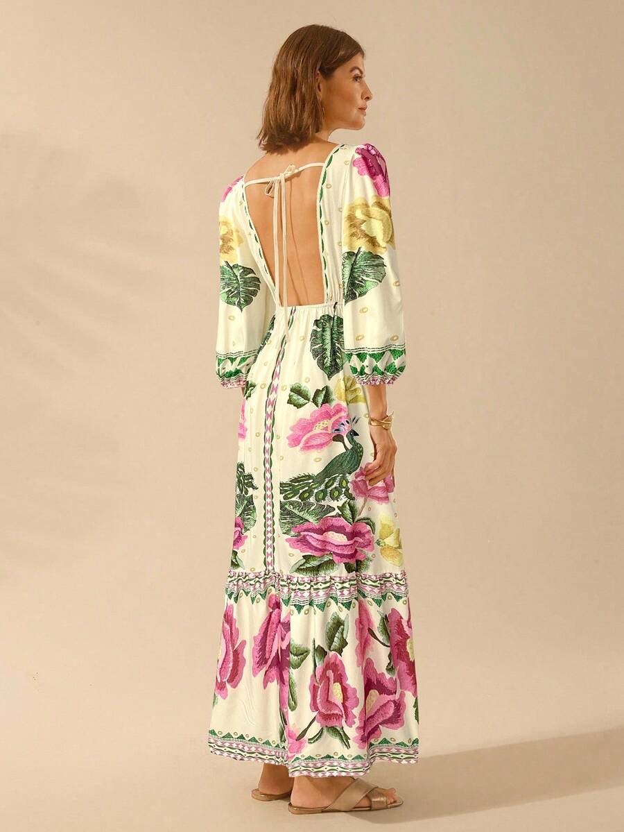 Caromira - Vestido Floral de Festa