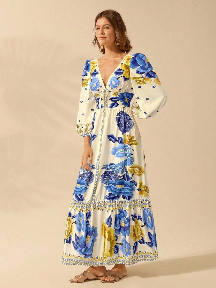 Caromira - Vestido Floral de Festa