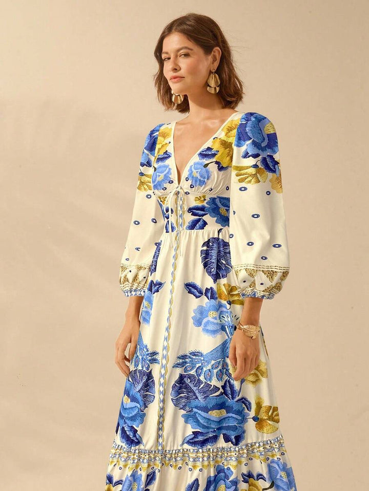 Caromira - Vestido Floral de Festa