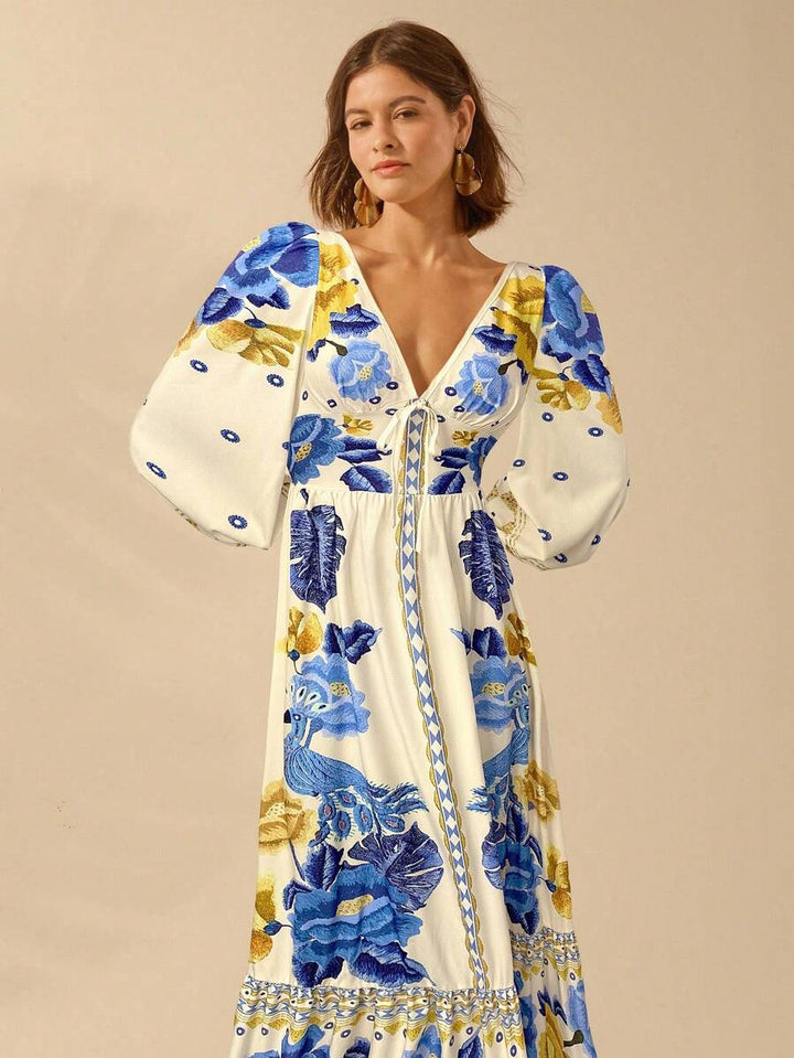 Caromira - Vestido Floral de Festa