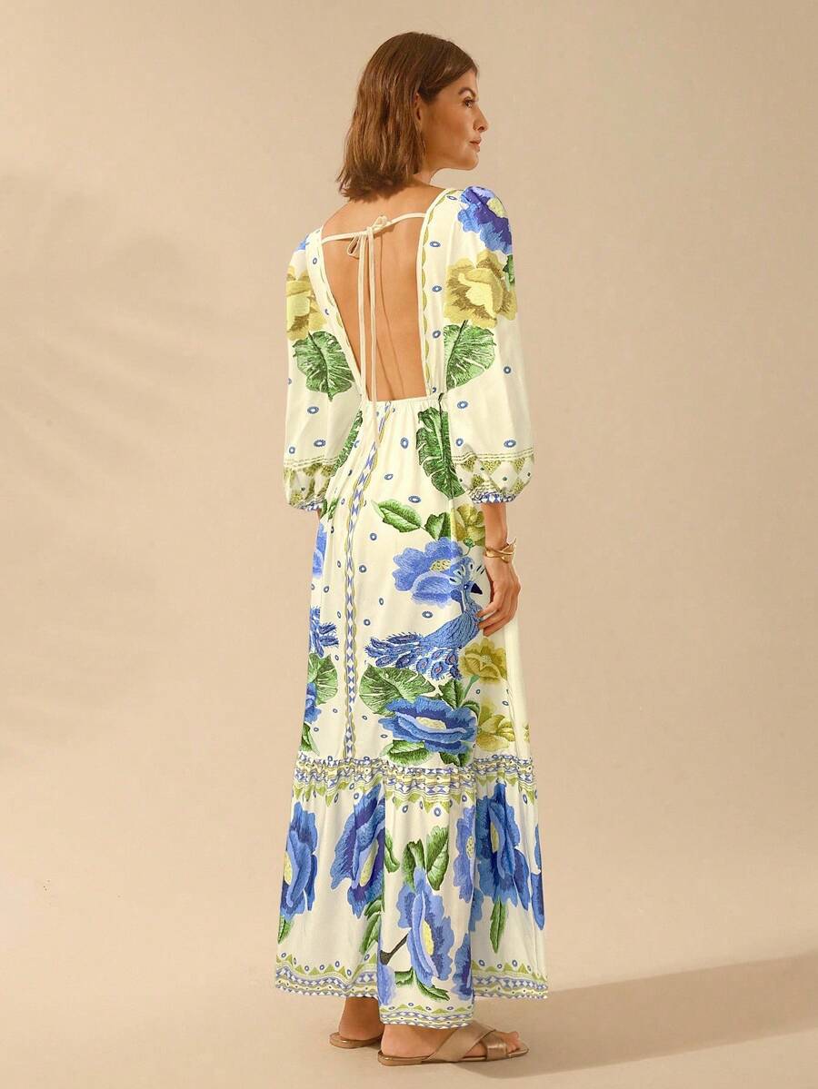 Caromira - Vestido Floral de Festa