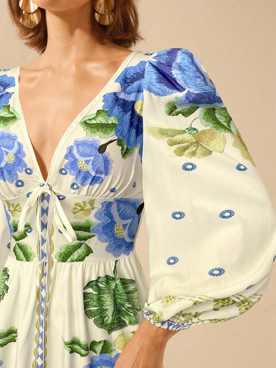 Caromira - Vestido Floral de Festa