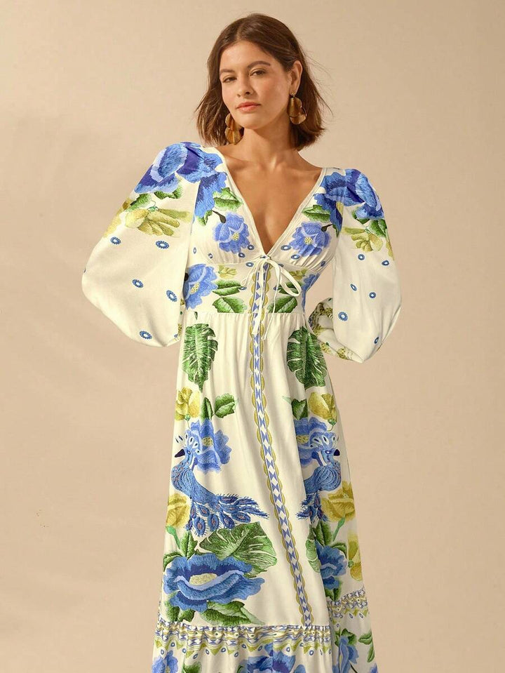 Caromira - Vestido Floral de Festa