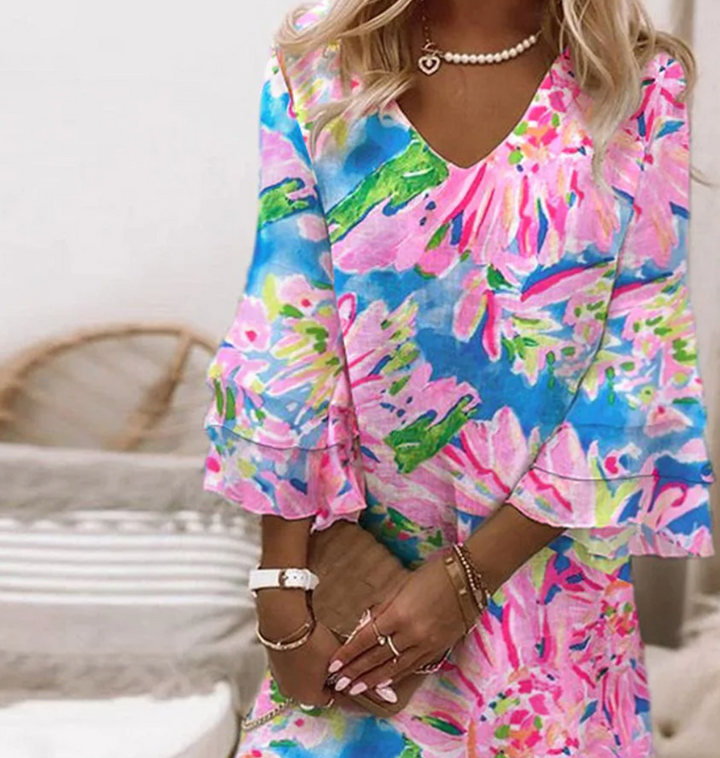 Indie - Bell Sleeves Dress