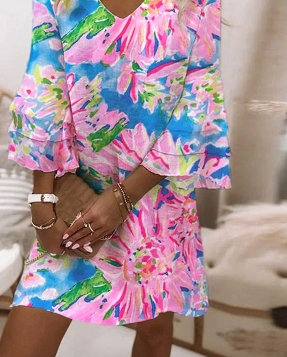 Indie - Bell Sleeves Dress