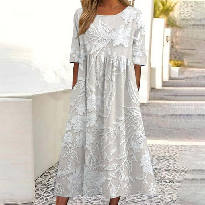 Loreneza - Vestido Midi Clássico