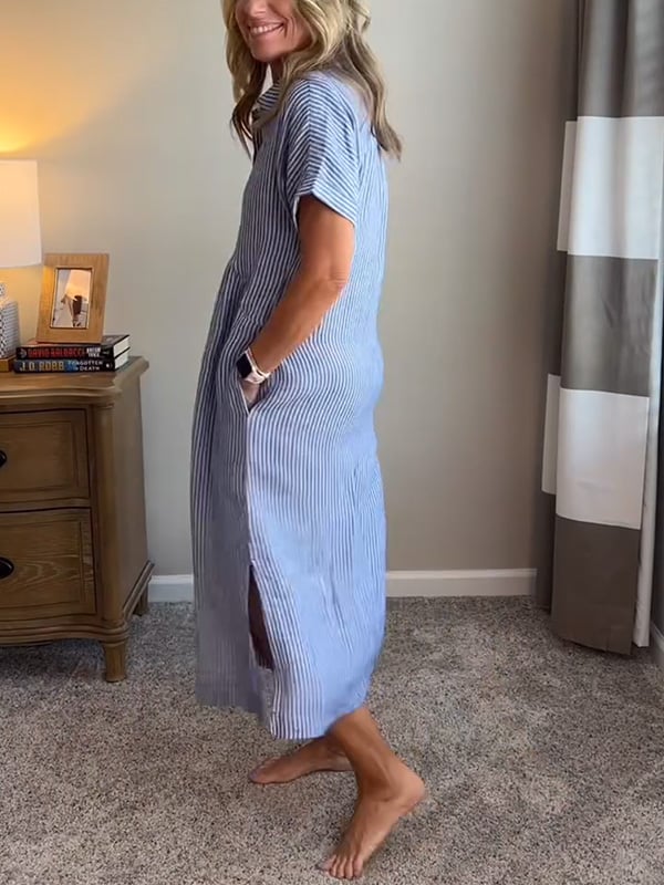 Ashleigh - Elegant Striped Dress