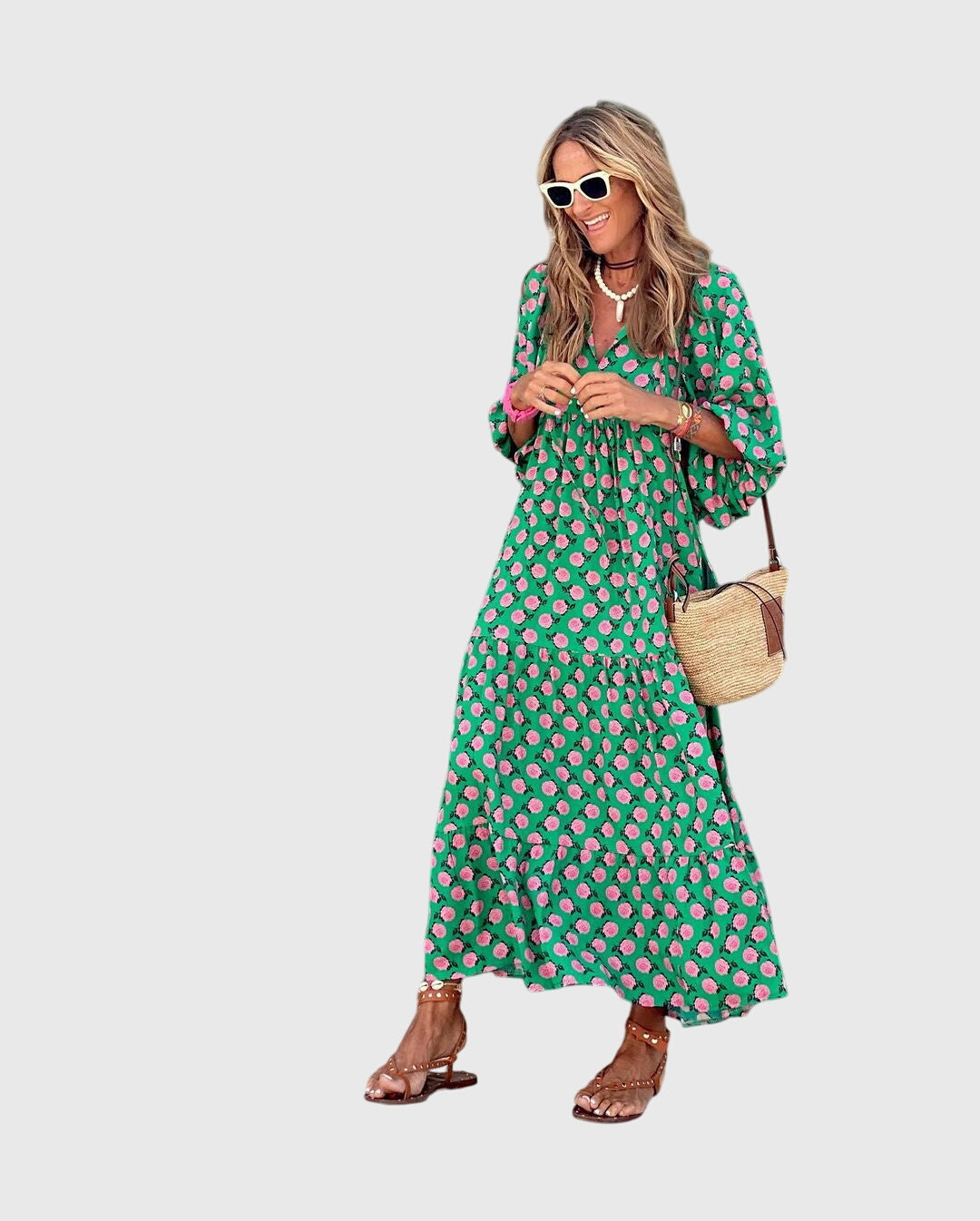 Taviya - Boho Maxi Dress