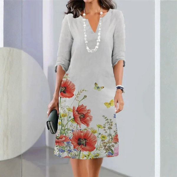 Halle - Floral Layered Dress