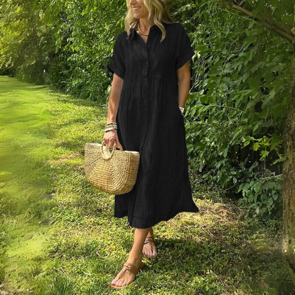 Tahlia - Elegant Striped Dress