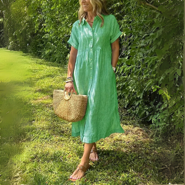 Tahlia - Elegant Striped Dress