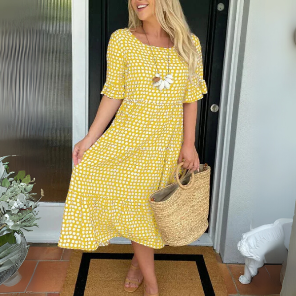 Bonnie - Relaxed Tiered Midi Dress