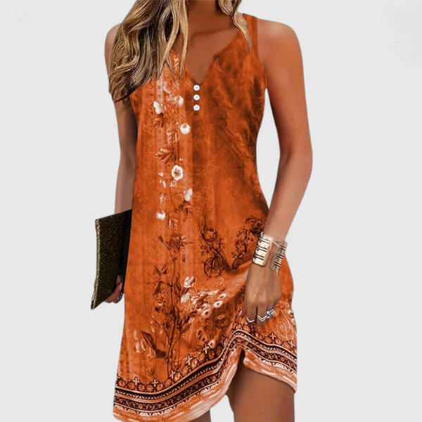 Layla - Ladies Sleeveless Comfortable Mini Dress