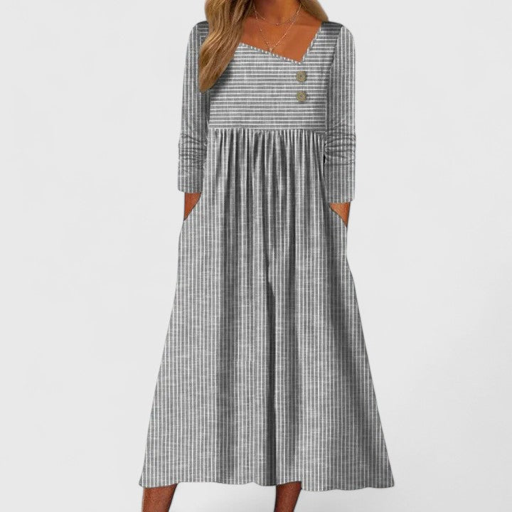 Alara - Elegant Midi Dress