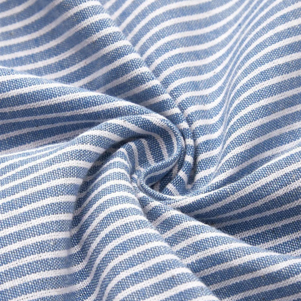 Ivy - Striped Midi Dress with Relaxed Elegance