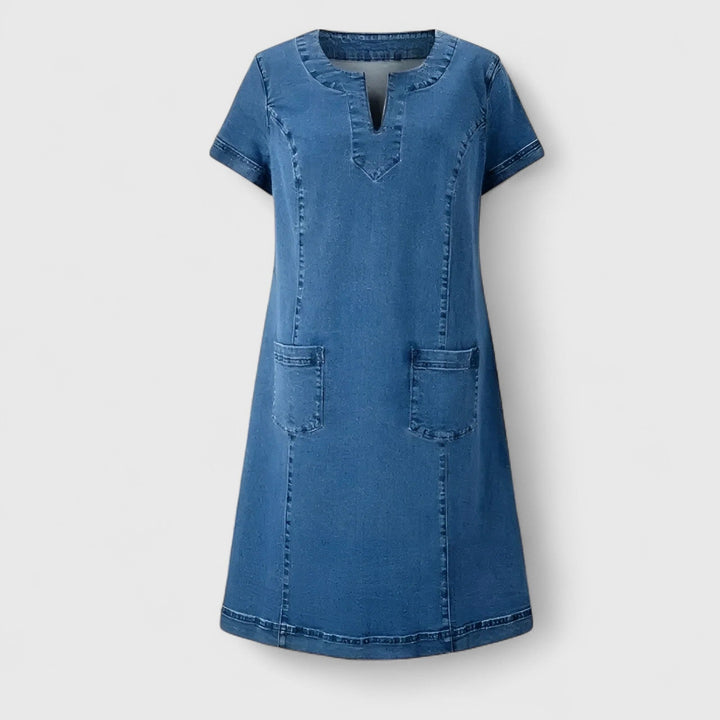 Ellora - Elegant Denim Dress