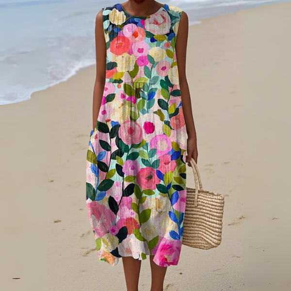 Jonevila - Vestido Midi Floral