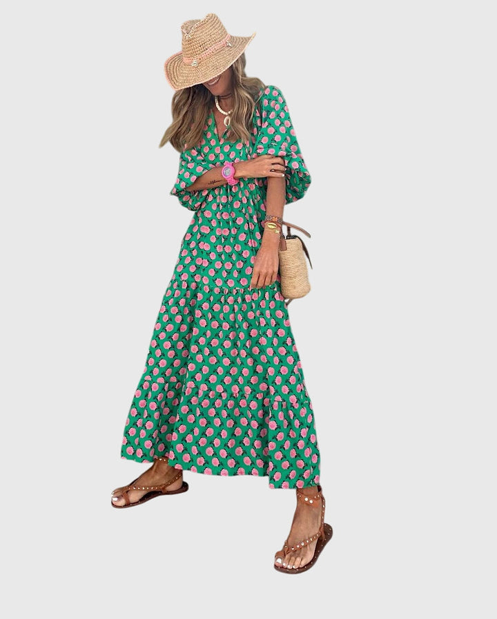 Taviya - Boho Maxi Dress