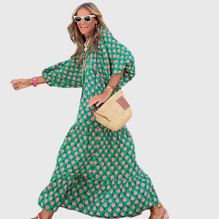 Taviya - Boho Maxi Dress