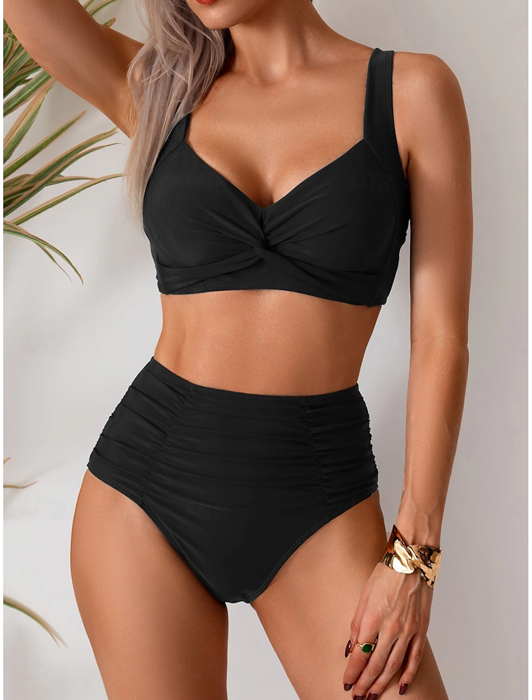 Donelisse - Biquíni com tecido franzido