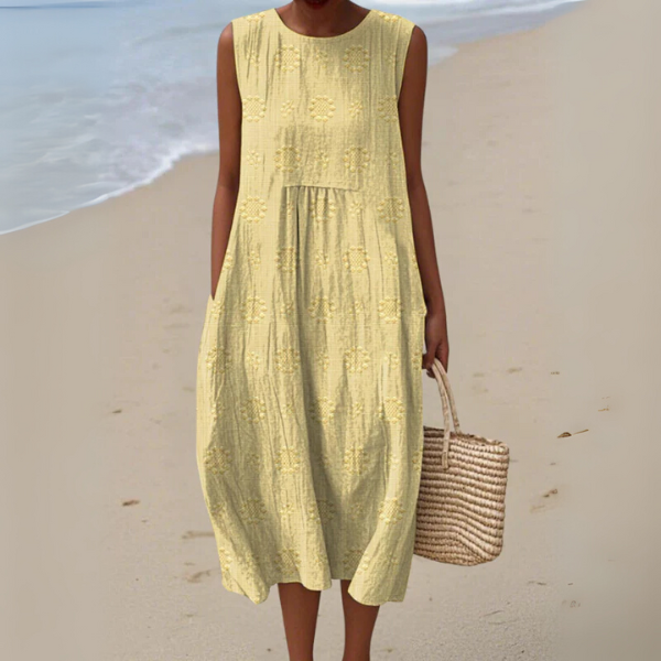 Monarisse - Vestido Midi Bordado